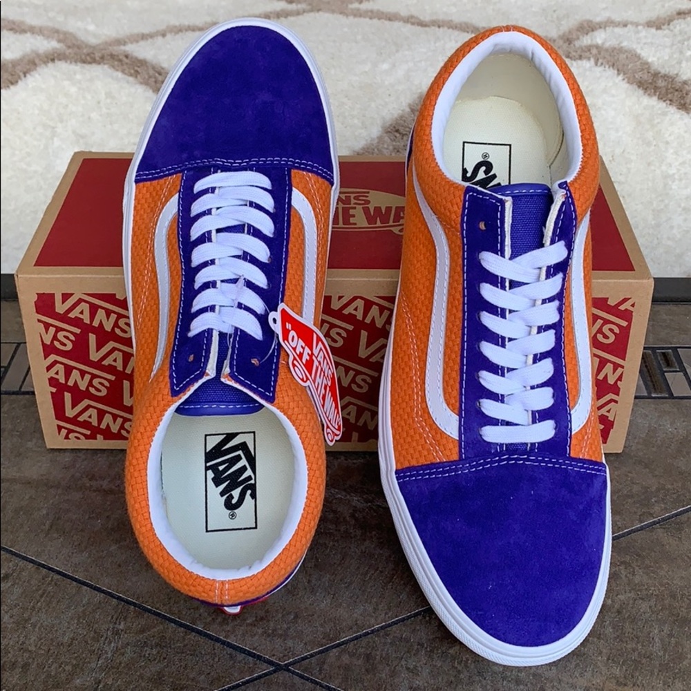 VANS OLD SKOOL P&C Bl/Apricot Buff - Picture 11 of 16